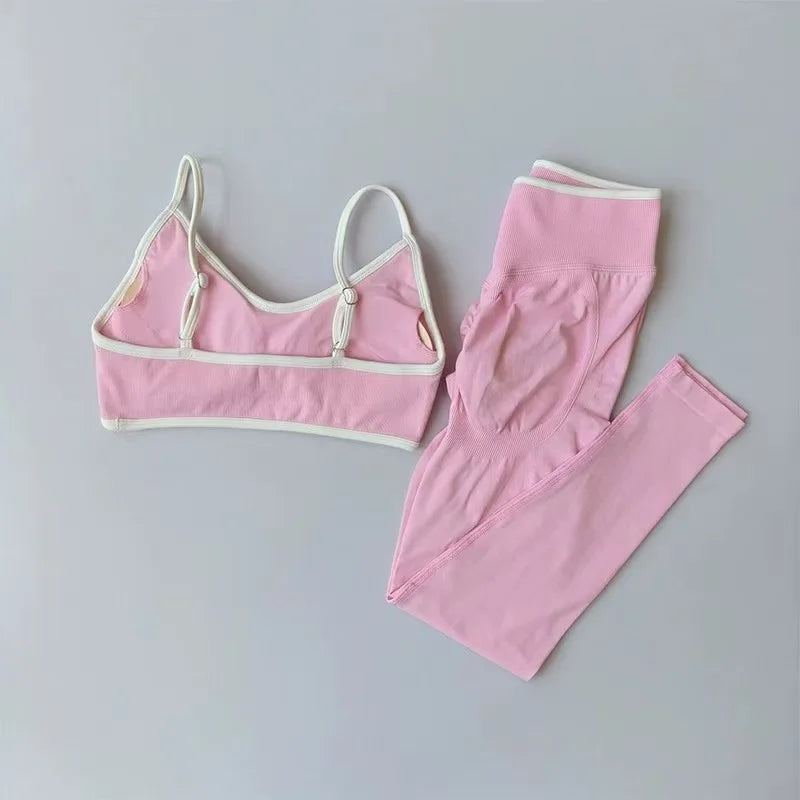 CAMILA | Conjunto Deportivo de Tirantes con Paneles en Contraste