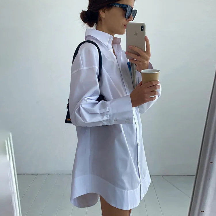 CATERINA | CAMICIA IN COTONE DAL TAGLIO MORBIDO