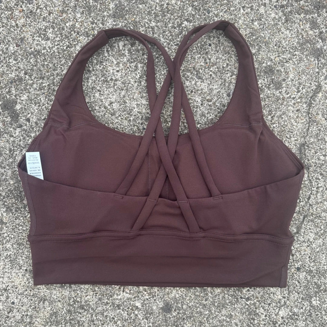 Valentina - Bra deportivo de espalda cruzada, alto impacto
