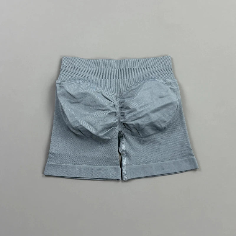 KIARA | Pantalones cortos de ciclista sin costuras con efecto fruncido en los glúteos
