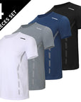 ENZO | Playera deportiva reflectiva de secado rápido