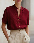 CARLOTTA | Camisa de algodón con elegancia natural