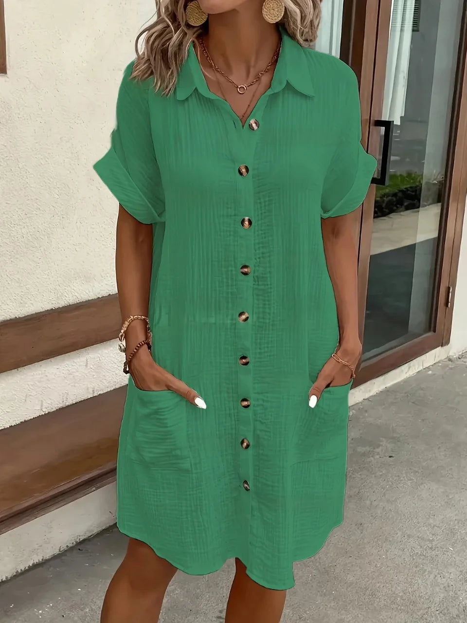 CHIARA | ABITO CAMICIA DALL'ELEGANZA QUOTIDIANA