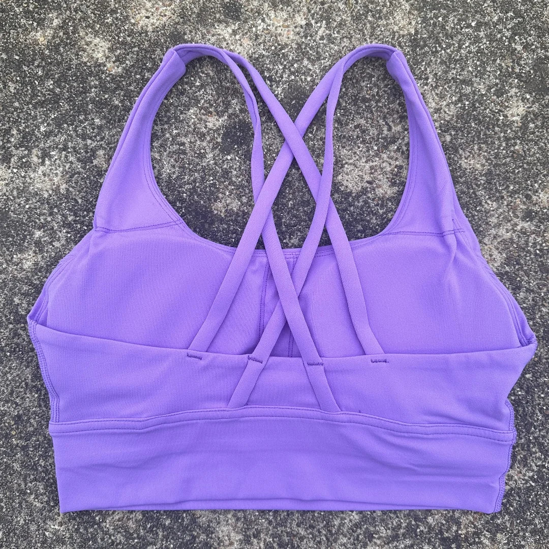 Valentina - Bra deportivo de espalda cruzada, alto impacto