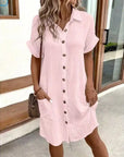 Veronica - Vestido camisero con elegancia diaria