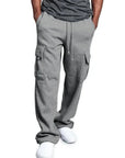 BRUNO | Pantalón jogger de corte recto con múltiples bolsillos