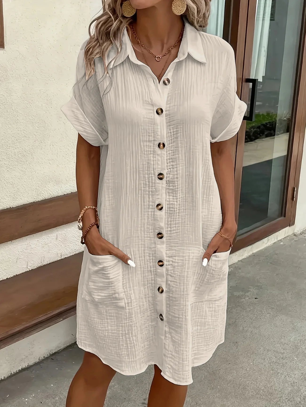 CHIARA | ABITO CAMICIA DALL'ELEGANZA QUOTIDIANA