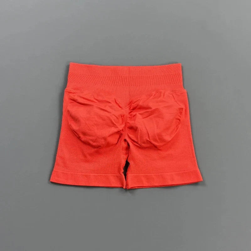 KIARA | Pantalones cortos de ciclista sin costuras con efecto fruncido en los glúteos