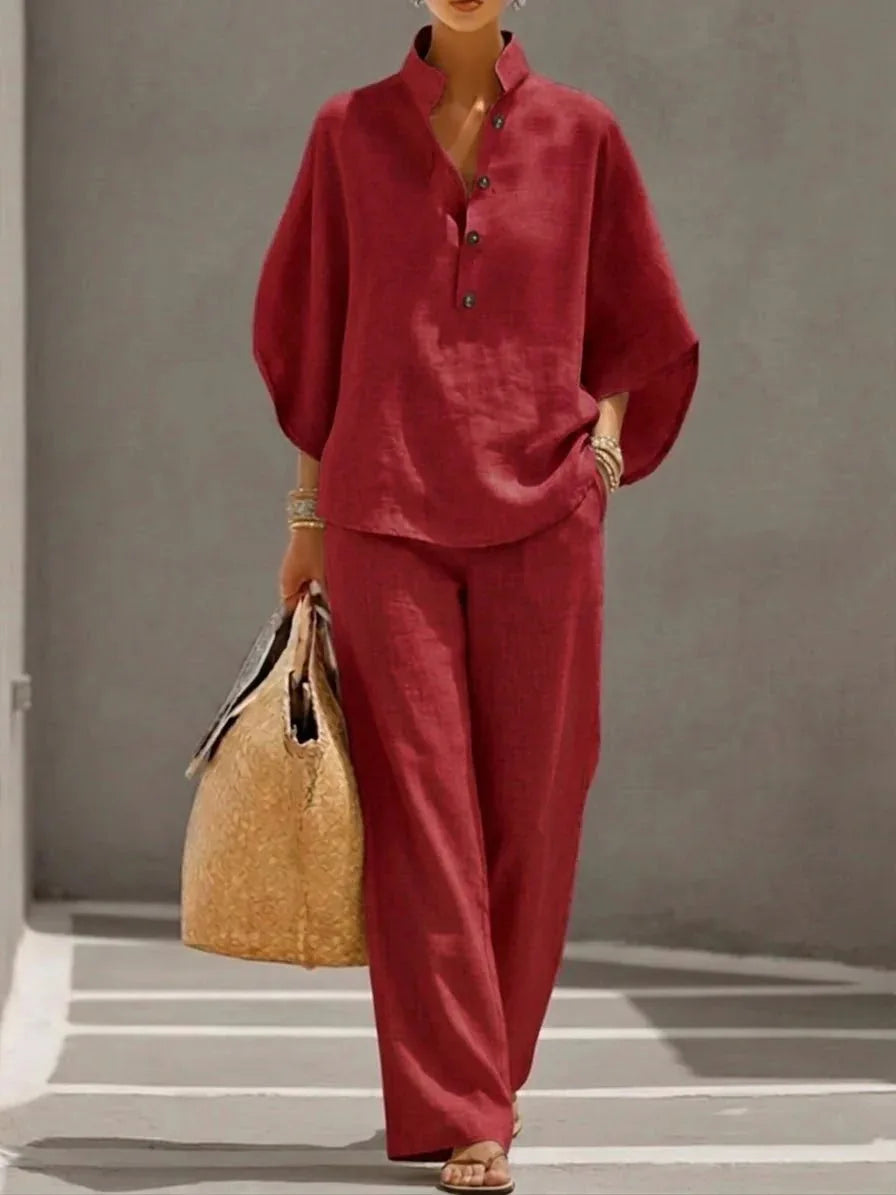 LUDOVICA | COMPLETO IN LINO DALL'ELEGANZA LEGGERA