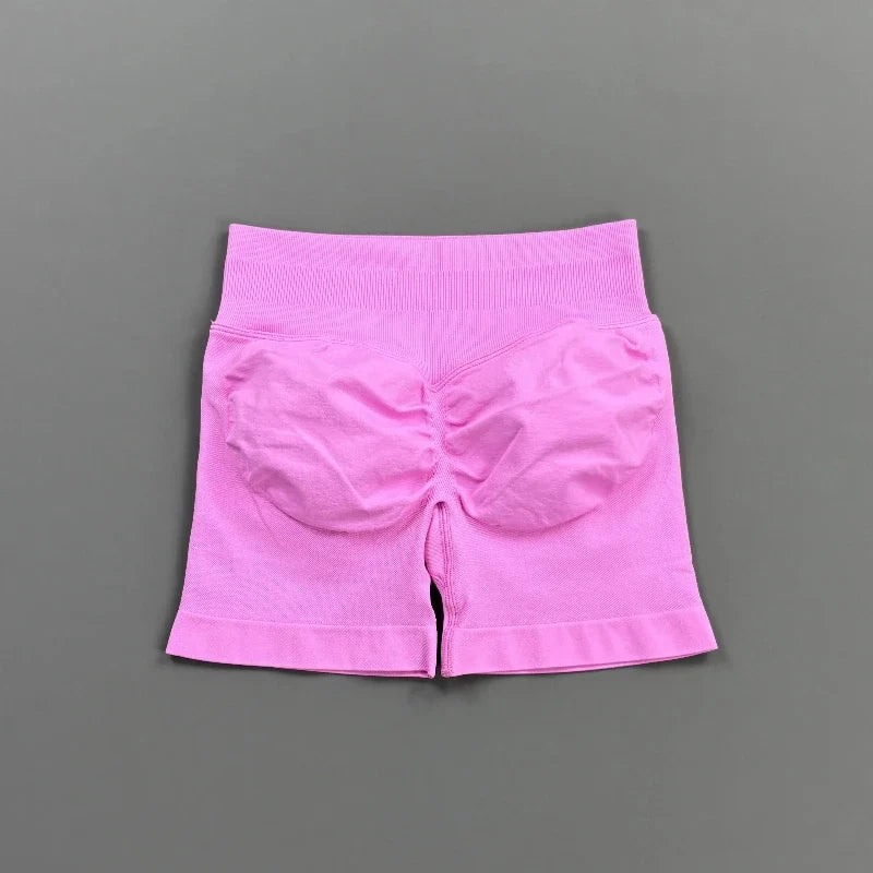 KIARA | Pantalones cortos de ciclista sin costuras con efecto fruncido en los glúteos