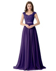 Domenica - Burgundy elegant dress
