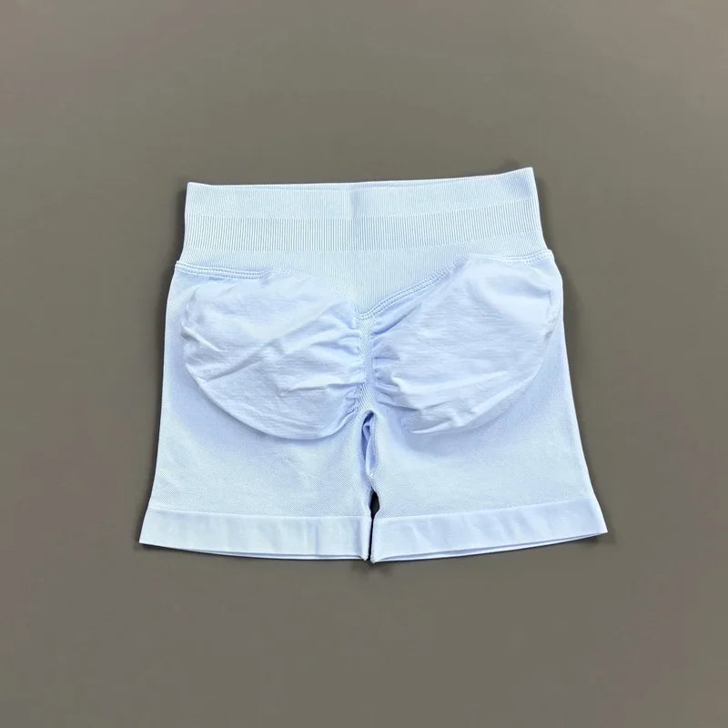 KIARA | Pantalones cortos de ciclista sin costuras con efecto fruncido en los glúteos