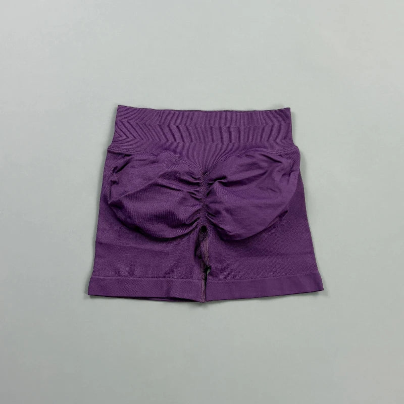 KIARA | Pantalones cortos de ciclista sin costuras con efecto fruncido en los glúteos