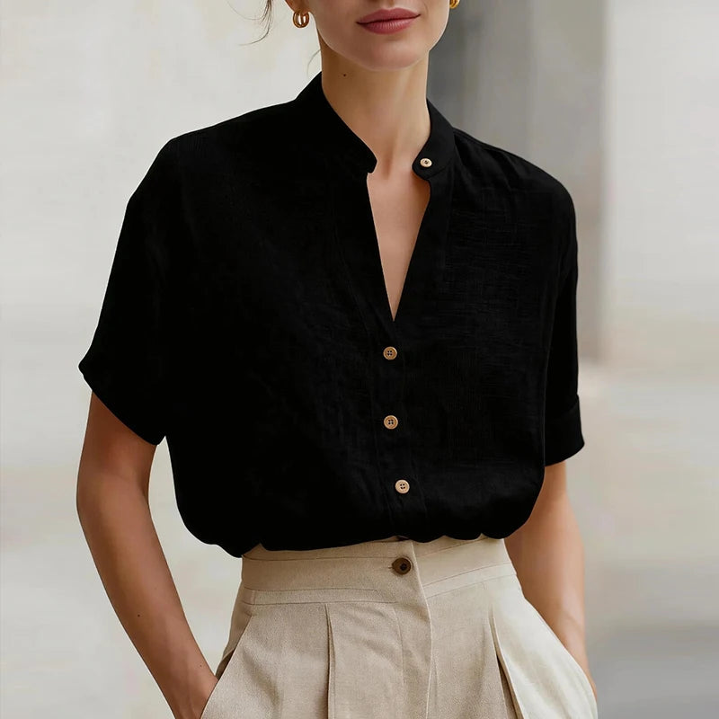 BIANCA | CAMICIA IN COTONE DALL'ELEGANZA NATURALE
