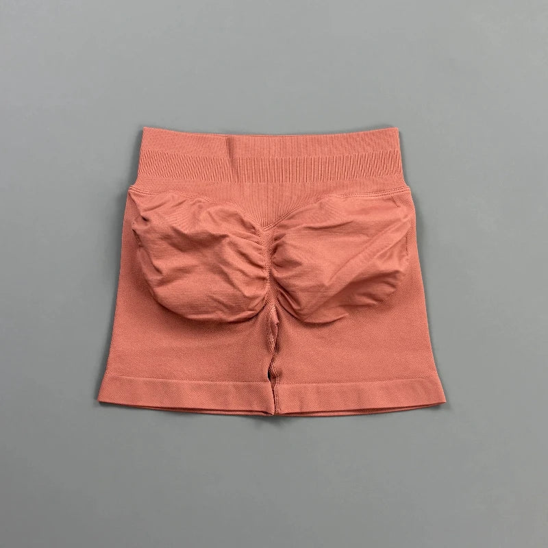 KIARA | Pantalones cortos de ciclista sin costuras con efecto fruncido en los glúteos