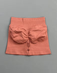 KIARA | Pantalones cortos de ciclista sin costuras con efecto fruncido en los glúteos