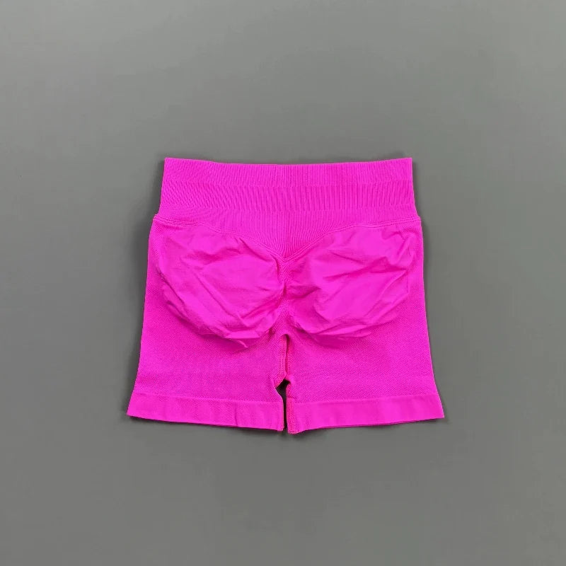 KIARA | Pantalones cortos de ciclista sin costuras con efecto fruncido en los glúteos