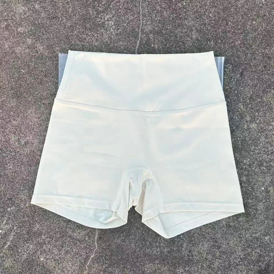 GRETA | Shorts de yoga de cintura alta a prueba de sentadillas