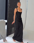 Trudy - Vestido de espalda descubierta