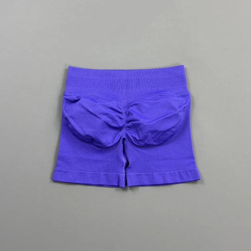 KIARA | Pantalones cortos de ciclista sin costuras con efecto fruncido en los glúteos