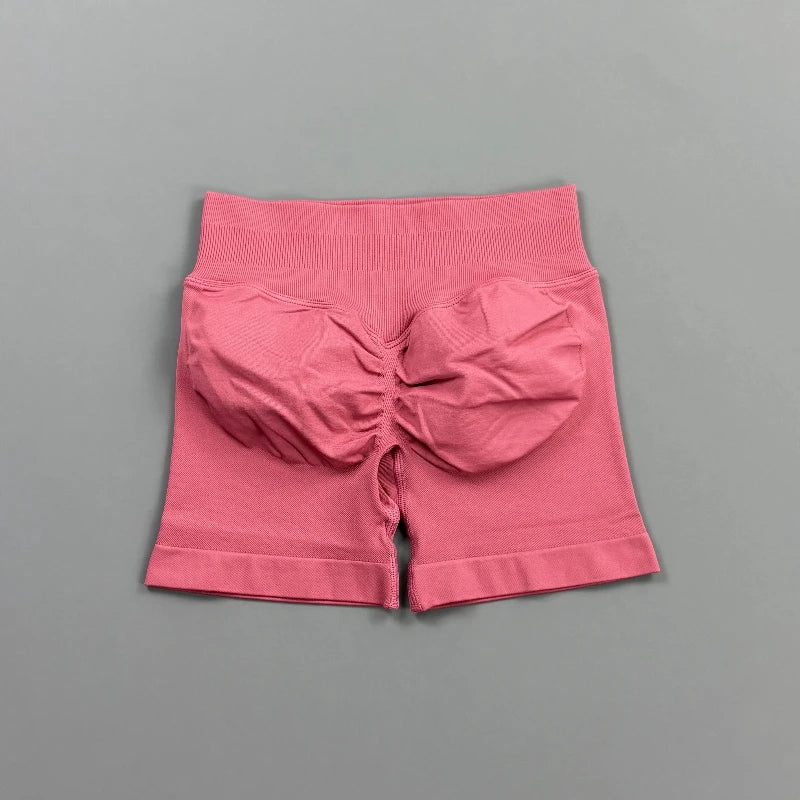 KIARA | Pantalones cortos de ciclista sin costuras con efecto fruncido en los glúteos