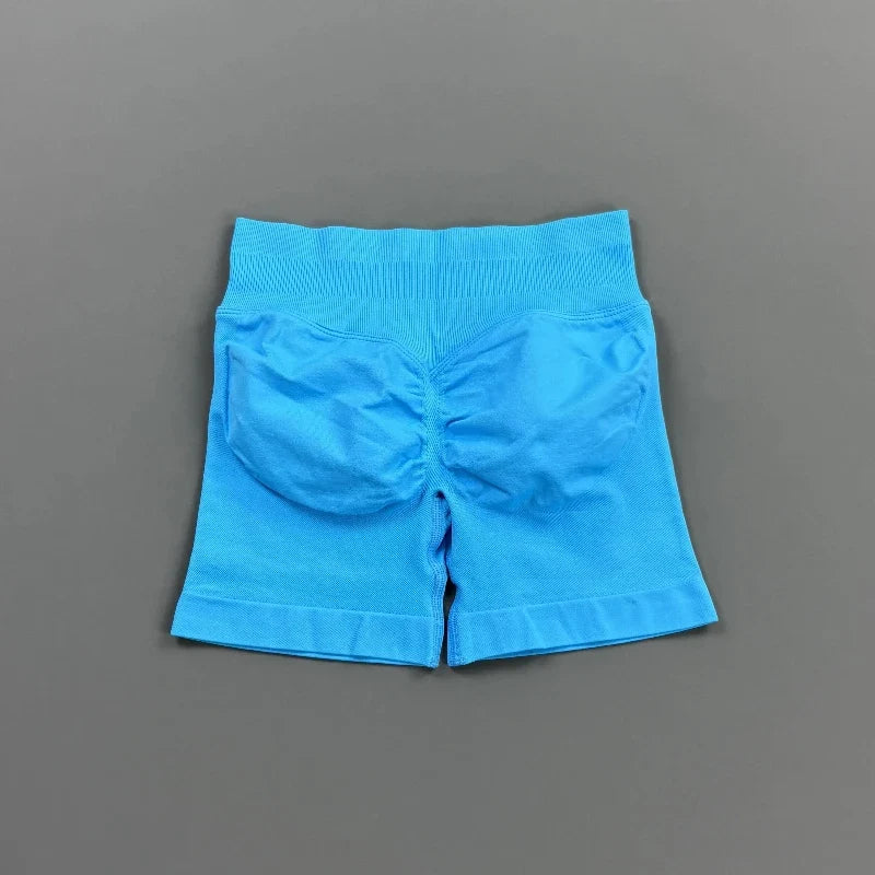 KIARA | Pantalones cortos de ciclista sin costuras con efecto fruncido en los glúteos