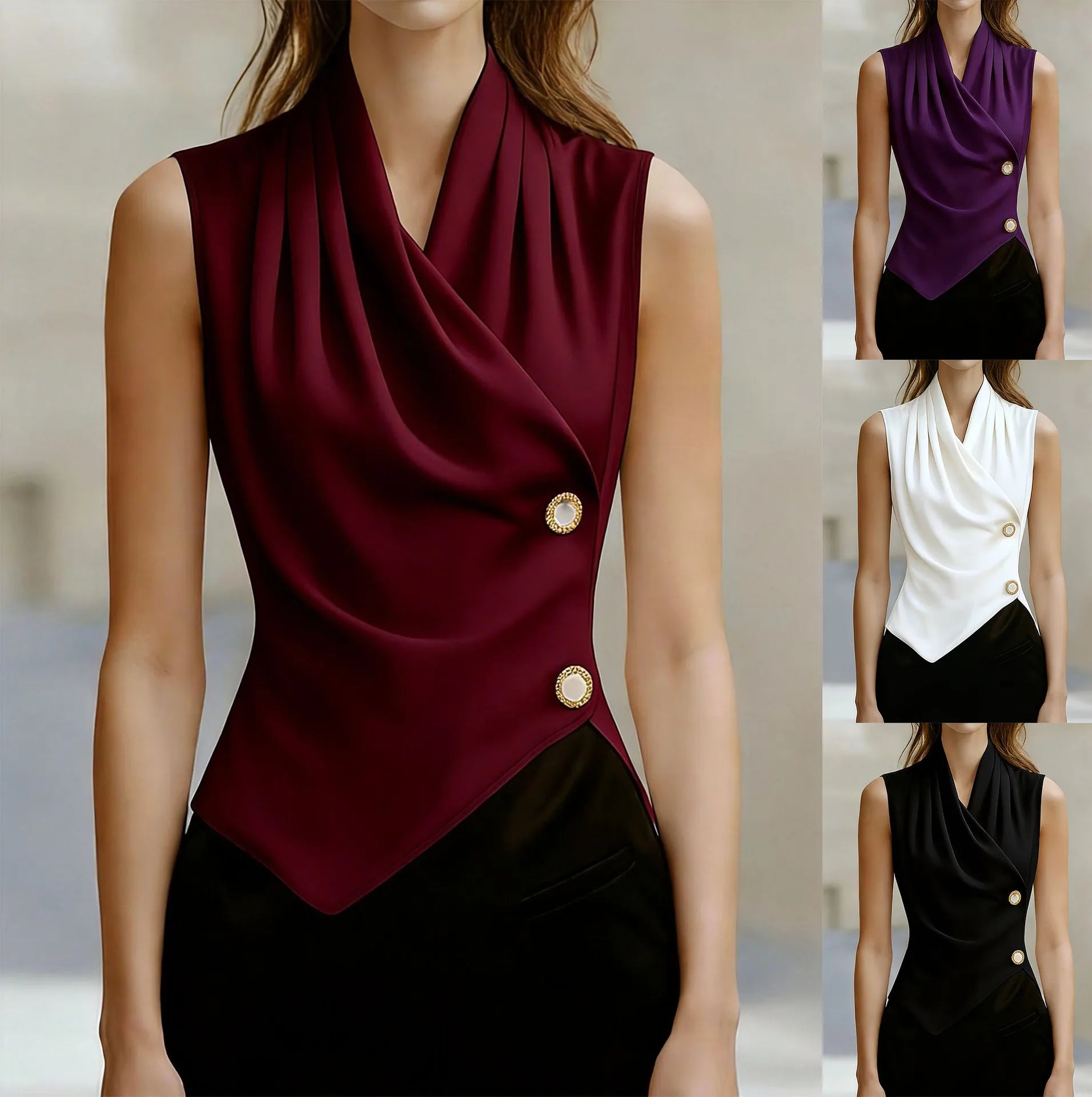 CHIARA | TOP ABITO ELEGANTE DAL MOVIMENTO